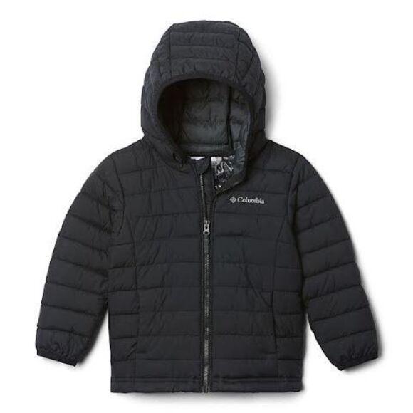 Columbia Big Boys Powder Lite Hooded Jacket Size M - Picture 1 of 3